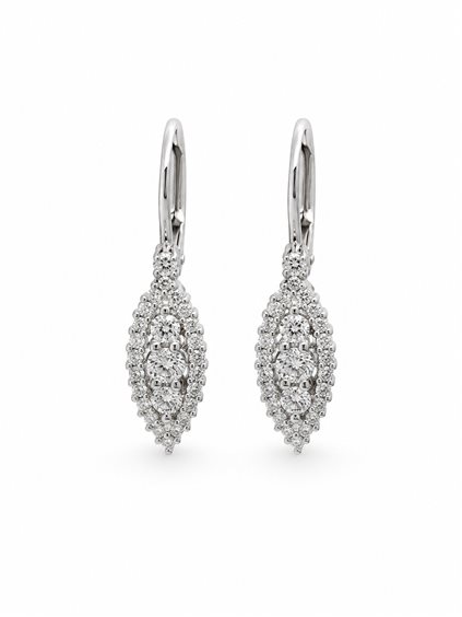 Orecchini Recarlo Donna in Oro Diamante 0.81 Ct XB 927/B - XB 927/B